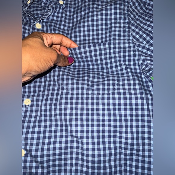 Peter Millar 100% Cotton Button Down Top size Small- Flaw - Picture 6 of 8